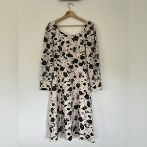 Square Neck Midi Dress